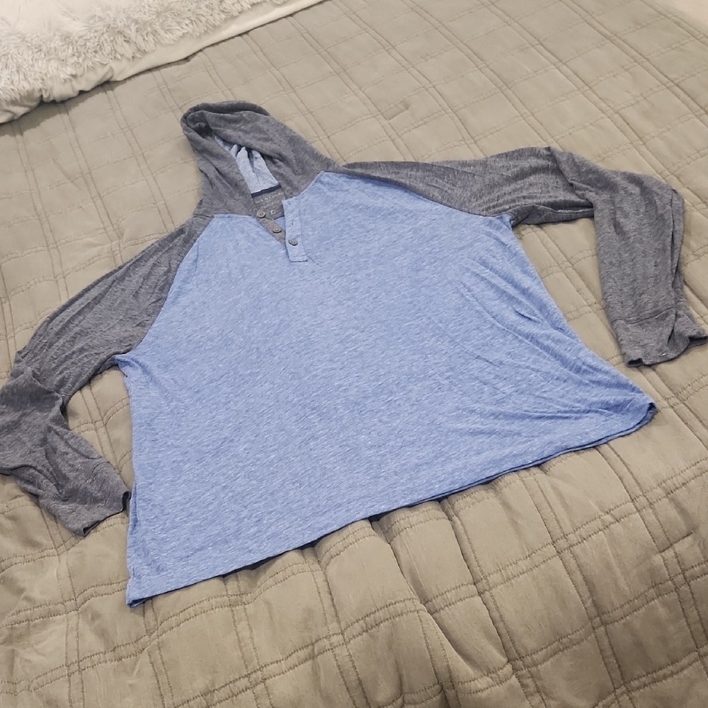Banana Republic Blue Long Sleeve Tee Size Xl